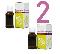 2 X olio essenziale di Bergamotto Puro 100% (tot 40ml) essenza aroma alimentare
