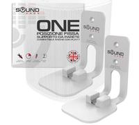2 x ONE, ONE Gen 2, ONE SL & Play:1 Staffa per montaggio a parete, Twin Pack, bianco, compatibile con Sonos ONE, ONE Gen 2, ONE SL & PLAY1 Altoparlante, Progettato nel Regno Unito