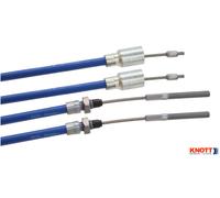 2 x Originali Knott Nirosta Cavo Freno 37086.06 Hl : 730mm Gl :940mm
