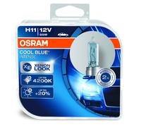 OSRAM Cool Blue Hyper PLUS +50% light OffRoad PGJ19 80w Cod. 62211CBB+DUO