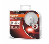 2 X OSRAM H7 499 12V 55W Notte Interruttore Argento +100% Auto Faro Lampadine