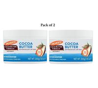 2 X Palmers Cacao Burro Barattolo Ammorbidisce Ruvida E pelle Secca 200g/206ml