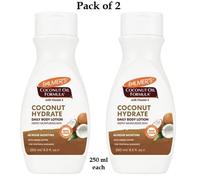 2 X Palmers Olio di Cocco Formula Hydrate Corpo Lozione 250ml (Confezione 2)
