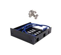 2 X Pannello Frontale USB 3.0 con Dispositivo/HDD da 3,5 Pollici o SSD/HDD da 2,5 Pollici un 5,25 Floppy un Supporto del Vassoio 'UnitÃ Ottica