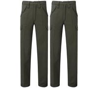 2 X Pantaloni Cargo Combat Mens Army Militare Camo Camuffamento Con Stringhe