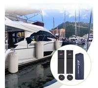 2 x parabordi per barche con corde, nucleo in schiuma Epe, paraurti