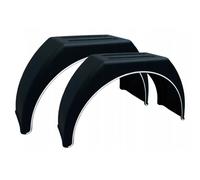 2 x Parafango in plastica 15" - 16" ruota DOMAR Camion di recupero Rimorchio.