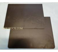 2 X PARASPRUZZI SCHIZZI COPPIA NEUTRO PVC 45 X 35 UNIVERSALE + STAFFE PARAFANGO