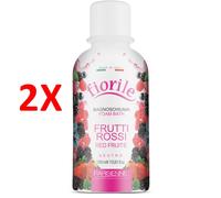 2 X Parisienne Fiorile Bagnoschiuma Frutti Rossi 1000 Ml