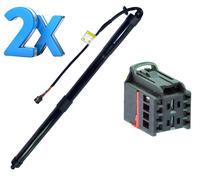 2 X Per Land Rover Gamma Evoque 11-19 Perno Posteriore Drive / Molla a Gas