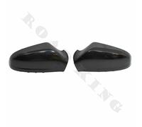 2 x Per Opel Astra H Black Sinsitro + Destro Calotte Degli Specchietti Laterali