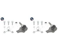 2 x Perno braccio oscillante TOPRAN per SEAT, VW GOLF 3, GOLF III, PASSAT B3/B4