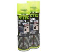 2 X PETEC 500Ml Spray Rimuovi Macchie D'Olio Rimozione Di Macchie D'Olio