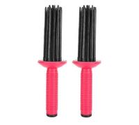 2 x Pettine per arricciare morbide, stile ad aria calda con impugnatura