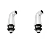 2 X Piedistallo Piedi-Supporto Mixer Stand Bordo Vasca Cromo