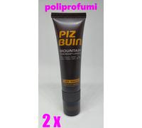 2 X Piz Buin mountain suncream+lipstick spf 30 per sole, freddo e vento 20ml