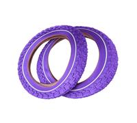 2 X Pneumatici Viola Con Striscia Bianca 16" x 2.125 Per Bici Bambina