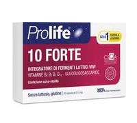 2 X PROLIFE 10 FORTE 20 cps - Integratore di fermenti lattici, Vitamina B
