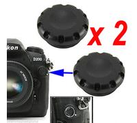 2 x PROTEZIONE TAPPO PRESA TELECOMANDO MC-30B 10-pin VEDI MODELLI PER Nikon Fuji