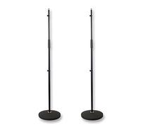 2 x Pulse mic supporto base rotonda resistente nero Band PA microfono PLS00055