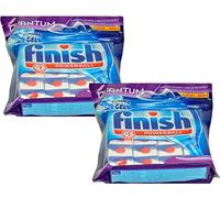 2 X Quantum Finish Powerball - Power Gel - Lavastoviglie Tabs - 40pz../Pack