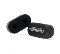 2 X RAMAIR Schiuma per Carburatore Filtri Aria Doppio Tromba - Weber Dellorto