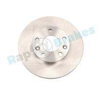 2 x RAP BRAKES R-D0130 Disco freno per DACIA,RENAULT