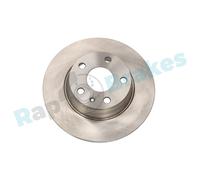 2 x RAP BRAKES R-D0311 Disco freno per AUDI