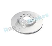 2 x RAP BRAKES R-D0489C Disco freno per AUDI,SEAT,SKODA,VW