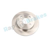 2 x RAP BRAKES R-D0652 Disco freno per CHEVROLET,OPEL