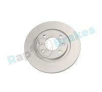 2 x RAP BRAKES R-D0703C Disco freno per CITROËN,PEUGEOT
