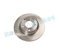 2 x RAP BRAKES R-D0744 Disco freno per AUDI