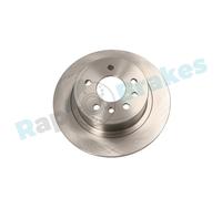 2 x RAP BRAKES R-D0754 Disco freno per OPEL
