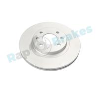 2 x RAP BRAKES R-D0807C Disco freno per DACIA,LADA,NISSAN,RENAULT