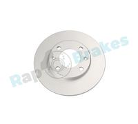2 x RAP BRAKES R-D0809C Disco freno per CITROËN,PEUGEOT