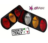 2 X REAR TAIL STOP SIDE REPEATER REVERSE LIGHTS LAMPS FOR TRUCK TRAILER LORRY