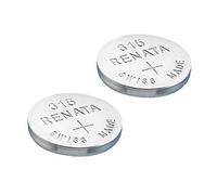 2 x Renata Batteria Orologio - Fatto In Svizzera - Tutte Le Taglie - Ossido D'argento renata Batterie - 315,317,319,321,329,335,337,341,344,346,350,357,361,362,364,366,370,371,373,377,379,381,384,389,390,391,392,393,394,395,396,397 - CR 2450N,1225,1632,1616,1220,1216,2032,1620,2320,2032,2025,2430,2325,2016 da Lizzy - 315 (SR716SW)