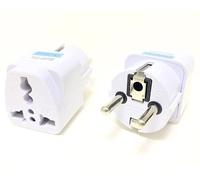2 X Rete UK a Eu Europa Asia Viaggio Adattatore Potenza Convertire Spina 3 2 Pin