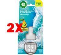 Air Wick Diffusore Elettrico Oli Essenziali 6 Ricariche Brezza Oceanica Marino