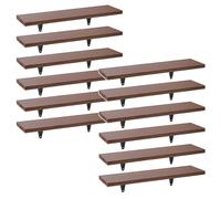 2 x ripiani a parete 6 pz Maclean 43 cm MC-331 8 kg max per montaggio a parete