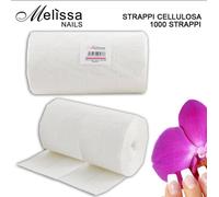 2 X ROTOLO PADS COTONE 2000 STRAPPI CELLULOSA NAIL ART RICOSTRUZIONE UNGHIE