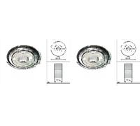 2 x Rullo cinghia trapezoidale INA per AUDI, BENTLEY, VW A4 B9, A5, A6 C7, A6