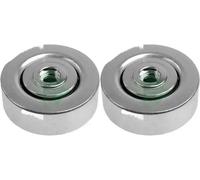 2 x Rullo cinghia trapezoidale INA per BMW, LAND ROVER, OPEL, ROVER 3 E46, 5