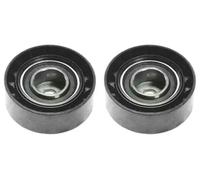 2 x Rullo cinghia trapezoidale INA per BMW, SKODA 3 E36, 3 E46, 5 E34, 5 E39, 5