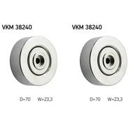 Puleggia di rinvio/guida, cinghia trapezoidale SKF VKM 38240