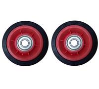 2 x Rullo di scorrimento per asciugatrice, tamburo compatibile con AEG Electrolux 8077877028, 8077877036, 1364025005