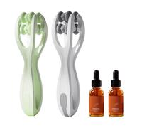 2 x rullo massaggiante double face, massaggiatore per dita artrosi, artrosi delle dita, massaggiatore per mani con olio, massaggiatore per dita per alleviare dolori muscolari, mani e dita