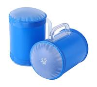 2 x sacca d'acqua per allenamento da 5 kg - per l'acqua con baldacchino | Core Training | Allenatore muscolare portatile regolabile per palestra viaggi a casa donne uomini principianti
