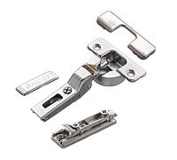 2 x Salice Cerniera a Scodellino Serie 700 con Ammortizzatore Integrato nella Scatolina 110° Schema di Foratura T52 Applicazione Lineare di SO-TECH®