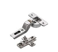 2 x Salice Cerniera a Scodellino Serie 700 con Ammortizzatore Integrato nella Scatolina 110° Schema di Foratura T52 Applicazione Interna di SO-TECH®